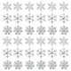 thumbnail image 2 of Festive Snowflake Accessories Wedding Decor Cloth Festive Atmosphere Creation 500Pcs, 2 of 5