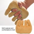 thumbnail image 3 of Hand Contracture Cushion Palm Grips Finger Rehabilitation Training Device Finger Separator, Comfortable Protection Finger Separation for Finger Rehabilitation Training Elderly Care[Brown], 3 of 9