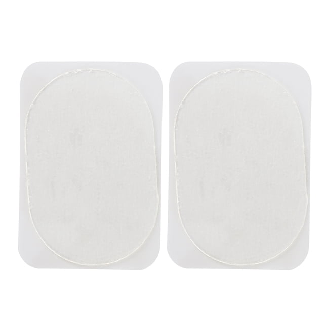 2 parches de hidrogel adhesivos de gel transparente que promueven la absorción y protegen la piel contra quemaduras para máquinas de belleza.