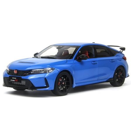 1:18 Scale Paudi Honda Civic Type-R FL5 2023 Blue Diecast Model Car  Toy Series