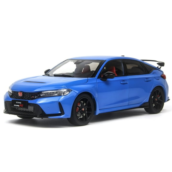 1:18 Scale Paudi Honda Civic Type-R FL5 2023 Blue Diecast Model Car Toy Series