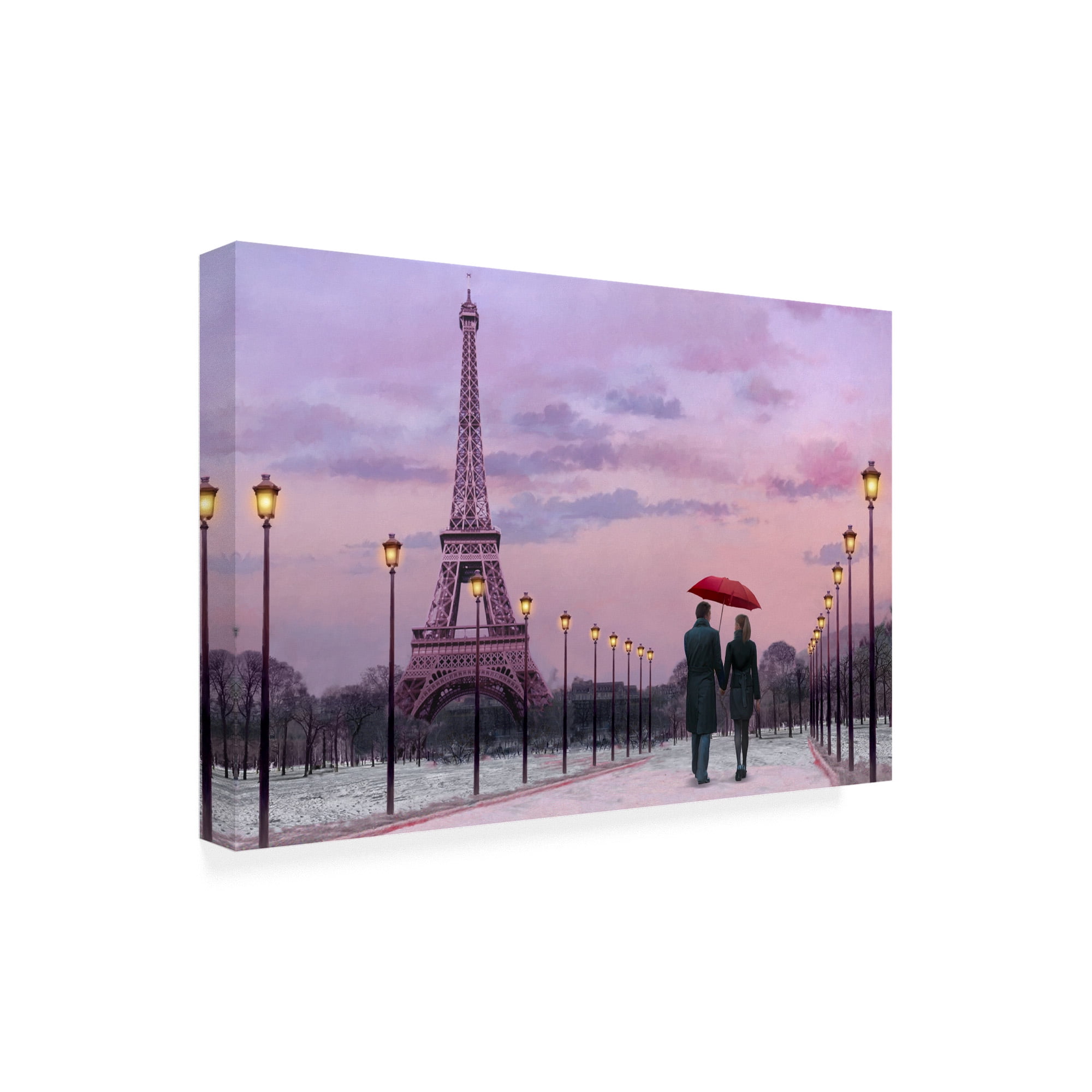 Trademark Fine Art 'Red Paris Umbrella' Canvas Art by Chris Consani