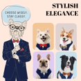 thumbnail image 3 of Traje de esmoquin con pajarita para perros pequeños de AVERYDAY, 3 of 6