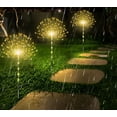 thumbnail image 5 of 4 Pack Outdoor Solar Decorative Lights with 480 LEDs, Waterproof Solar Firework Lights with 8 Modes, Suitable for Outdoor, Garden, Yard, Pathway and Landscape Decoration, 5 of 17