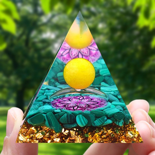 Generador de energía cristal orgón pirámide protección piedra hogar Decoración regalos