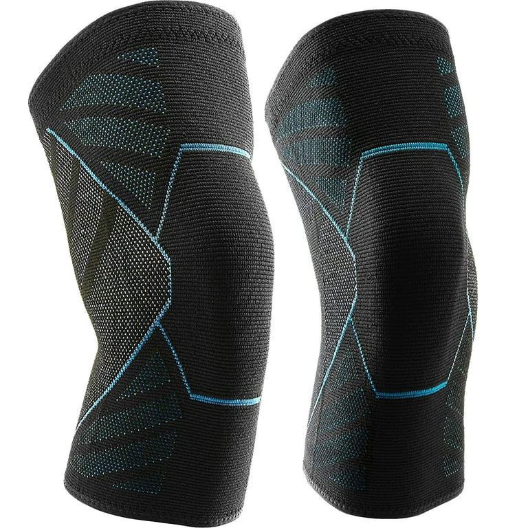 2 Pack Copper Knee Brace Knee Compression Sleeve Support for Men Women Knee  Pain Working Out Running Sport Arthritis 
