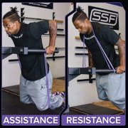 Serious Steel Fitness 41 Pull Up Band - Stretching, Exercising, Resistance Training Band #1 (5 - 35 lbs)