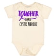thumbnail image 3 of Inktastic Tougher Than Cystic Fibrosis Boys or Girls Baby Bodysuit, 3 of 5