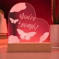 thumbnail image 6 of Engraved Acrylic Heart Plaque-Light, 6 of 10