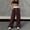 Style1-Red pants for women, variant on Womens Plaid Checkered Pants Flannel Pajama Pants Lounge Wide Leg Baggy Sweatpants with Pockets Black S