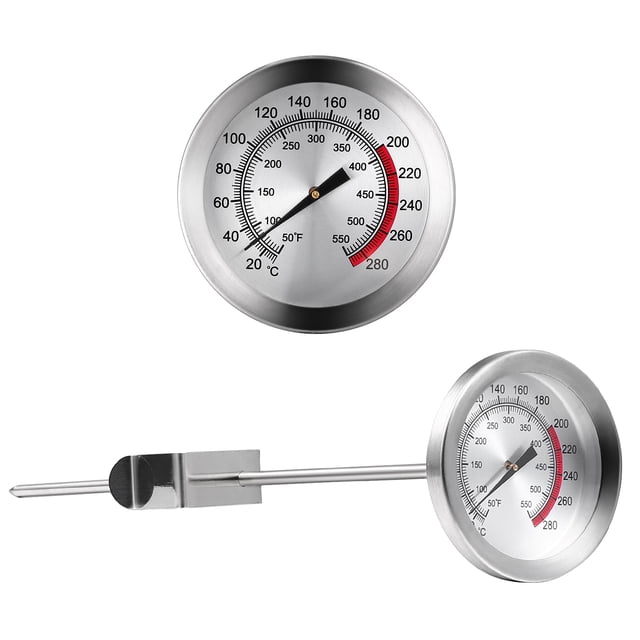 BESTYASH 1Pack Instant Meat Thermometer Kitchen Meat Thermometer Stainless Steel Oil Temperature Detection Cooking