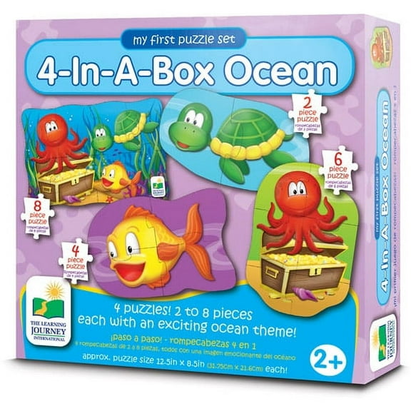 The Learning Journey My First Puzzle Set, 4-in-a-Box, Ocean
