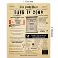 thumbnail image 5 of 20th Birthday Party Decor Poster 15 Years Ago Back In 2009, 5 of 5