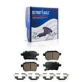 thumbnail image 7 of Detroit Axle - Brake Kit for Fiat 2014-2020 500L, 2015 2016 2017 2018 2019 Disc Brake Rotors Ceramic Brakes Pads Replacement : 12.01" inch Front and 10.39" inch Rear Rotor, 7 of 7