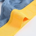thumbnail image 5 of TANBOM Mens Tagless Thong Underwear Low Rise T Back Bulge Pouch Stretch Thongs Grayish Blue M, 5 of 6
