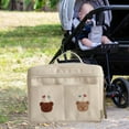 thumbnail image 1 of Bolsa de pañales para bebé, bolsa de almacenamiento, bolsa multifunción, organizador de cochecito para botella de juguetes y pañales , Dos Dos blancos, 1 of 9