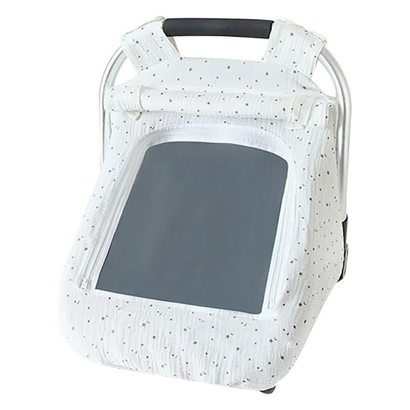 Universal Baby Stroller Protective Cover with Windproof Mesh Window for All-Weather