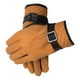thumbnail image 1 of Guantes de piel de oveja para invierno, cálidos, con pantalla táctil, para mensajes de texto, con forro de cachemira, para conducir y motocicleta, 1 of 5