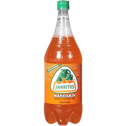 (4 pack) Jarritos Mandarin Soda, 1.58 qt