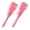 Pink, variant on KISMIS 1PC/2Pcs Multifunctional Haircut Brush - Scalp Massager, Hair Comb, Curling Brush, and Hair Clipper, Versatile Salon Styling Tool for Professional and Home Use