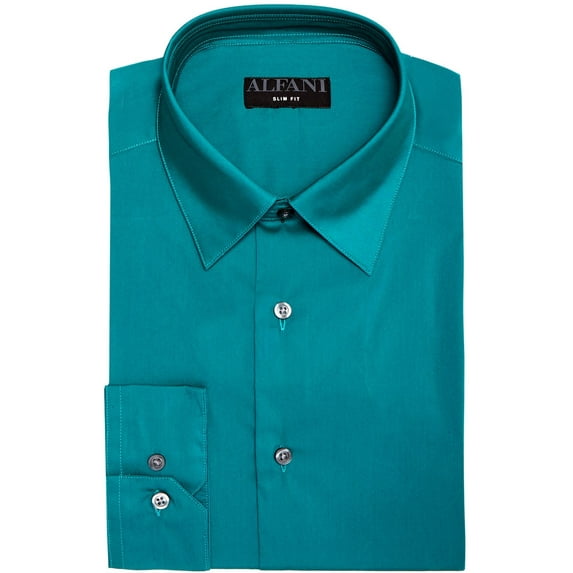 Alfani Mens Slim Fit Officewear Button-Down Shirt