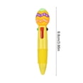 thumbnail image 4 of Tarmeek 4-Color Pens Ballpoint, 4 Colors Cute Multicolor Retractable Pens, 0.8mm Smooth Drawing Pens with Bunny Egg Design Ballpoint Pens, Ballpoint Pens for Office, 4 of 7