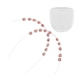 thumbnail image 1 of 2 piezas decoración del diente temporal con cables metálicos suministros de accesorios de brace de bricolaje Rojo, 1 of 8