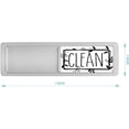 thumbnail image 2 of Kitchen Organization Tool, No More Confusion With Our Easy-To-Use Clean Dirty Sign, Silver White Gray, 7 Inch By 2 Inch, 2 of 5