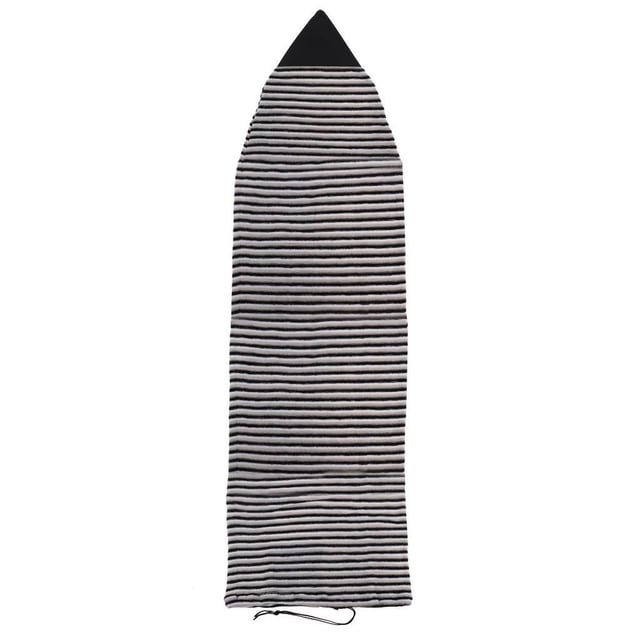 Sonducket Funda protectora para calcetines de tabla de surf, funda protectora para tabla de surf, estuche de almacenamiento Uniforme atlético marrón blanco negro 7.4 pies