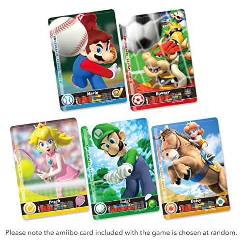 Nintendo Switch Mario Sports Superstars amiibo cards 5 Pack