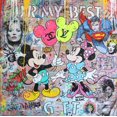 thumbnail image 1 of Disney Canvas Painting Mickey Mouse and Donald Duck Anime Posters and Prints Wall Art Pictures for Living Room Home Decoration70x70cm Unframed Gao Jinjia LED, 1 of 2