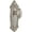 Satin Nickel, variant on Grandeur Eden Prairie Door Knob with Grande Victorian Plate