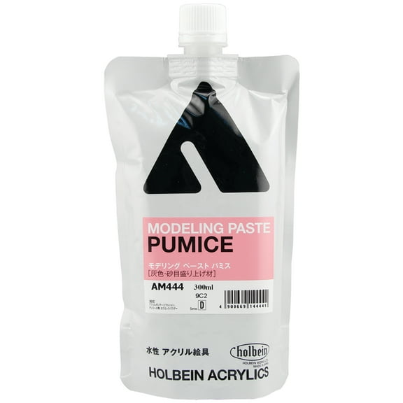 Holbein Artist Heavy Body Acrylic Pumice Modeling Paste, Regular 300ml, Container