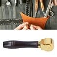 thumbnail image 4 of Leather Press Edge Roller, Electroplated 1.4Inch Leather Laminating Roller, For Laminating DIY Craft Leather Handmade Work L,M,S, 4 of 8