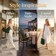 thumbnail image 5 of Under $15 Clearance Beach Bags,Woven Straw Tote Bags，Large Beach Bag, Weaving Swim Shopping Travel Bag Waterproof, 5 of 7