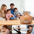thumbnail image 6 of Essential Oil Diffuser,500ml Large Aroma Diffuser with Remote Control 4 Timer Settings 7 Colors LED Light,for Home Office Oyga Use, 6 of 7