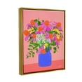 thumbnail image 4 of Stupell Industries Pink Country Daisies Botanical & Floral Painting Gold Floater Framed Canvas Art Print Wall Art, 25 x 31, 4 of 10