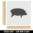 thumbnail image 2 of Pig Solid Side View DIY Cookie Wall Craft Stencil - 9.0 Inch, 2 of 5
