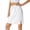 White, variant on Women's Knee Length Lace Hem Elastic Waist Half Slips - Petticoat for Dresses and Versatility