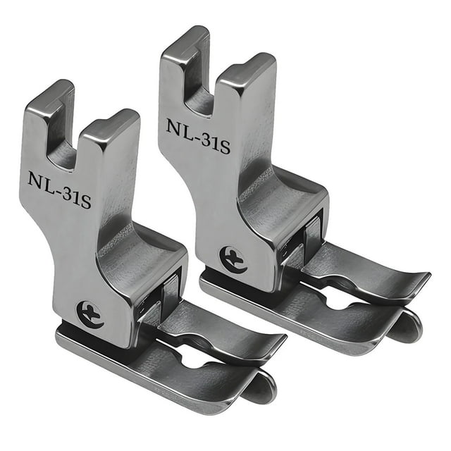 10 PCS Left / Right Stitch In Ditch Guide Presser Foot NL-31S NR-31S For Pack Waist Hidden Industrial Sewing Machine Accessories ,Secure Placement