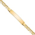 thumbnail image 1 of Quality Gold LID79-8 14K Yellow Gold Anchor Link ID 8 in. Bracelet, 1 of 1