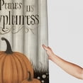 thumbnail image 3 of Creowell Pumpkin Harvest Blessing Pretty Shower Curtain Bathroom Decor 100% Polyester Fiber with Hooks 69x72, 3 of 7