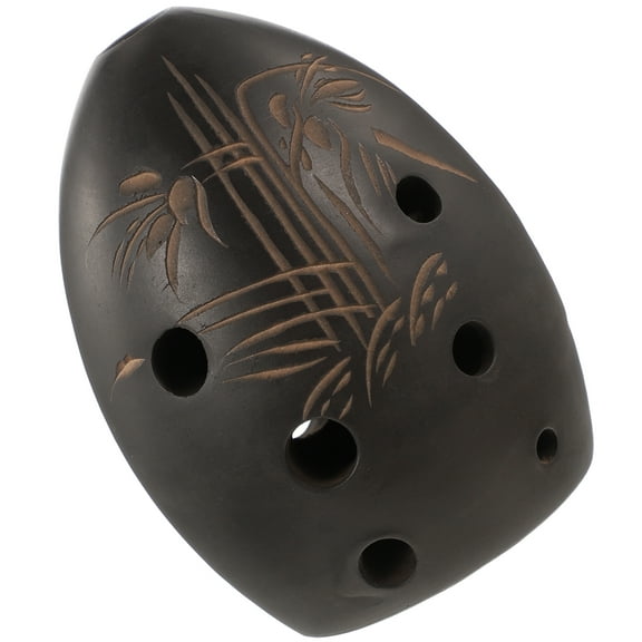 Black Pottery Xun Practice Ocarina Kids Musical Instrument Child