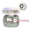 thumbnail image 3 of Rechargeable Mini UV Toothbrush Sterilizer Cover with Fan and USB cord for Travel or Home, Long Battery Life and Improved Case Ventilation-Color WHITE, 3 of 4