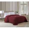thumbnail image 1 of Beatrice Home Fashions Medallón Chenille Colcha Doble Borgoña, 1 of 1