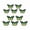 Green, variant on 10Pcs Butterfly Iron on Patches Embroidered Butterfly Applique Sew on Patches