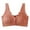 Red, variant on Aofany Women's Front Closure Bra Plus Size No Underwire Unpadded Bralettes Full Coverage Everyday Bras Brassiere for Older Women, 36B/C-46B/C