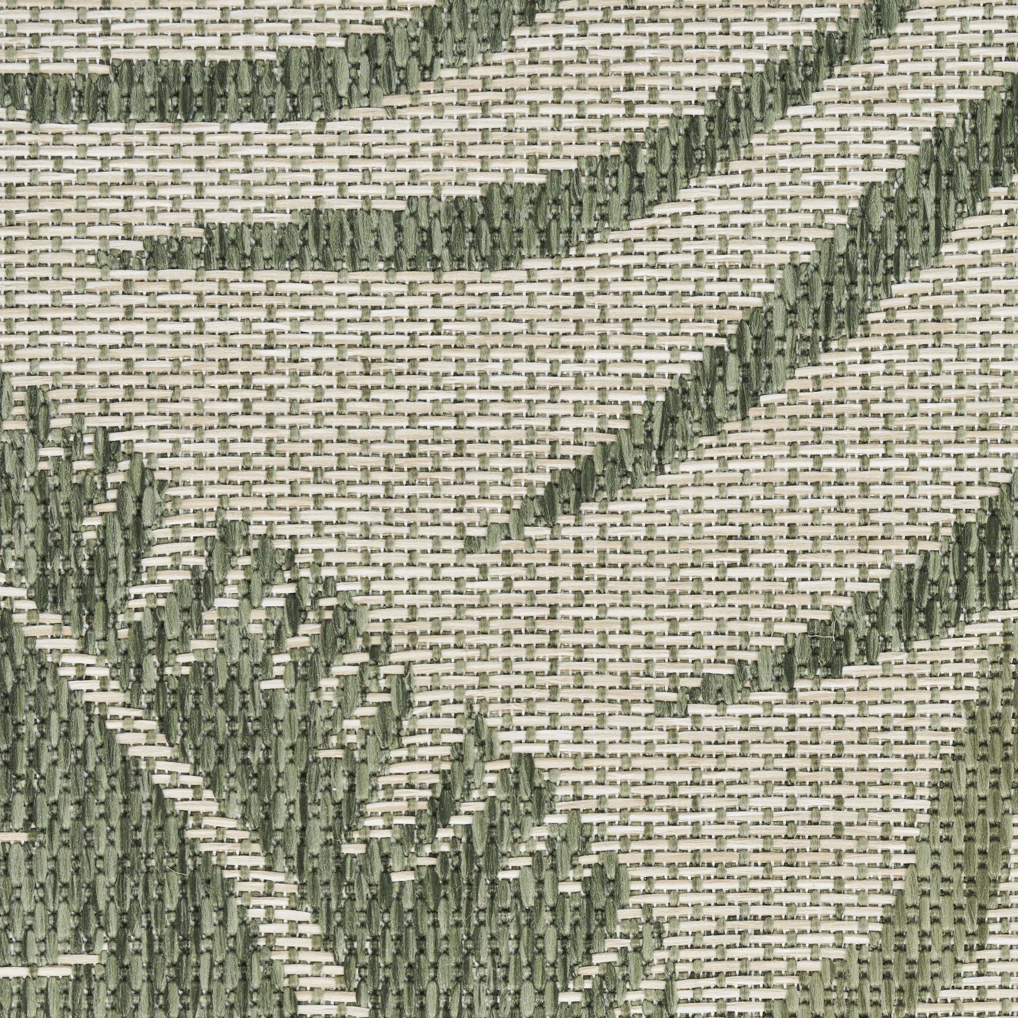 Nourison Garden Oasis 2' x 8' Ivory Green Outdoor Rug