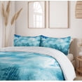 thumbnail image 6 of Ambesonne Blue Duvet Cover Sets, Grunge Sky Foggy Night, 2-Queen, Blue Teal, 6 of 7