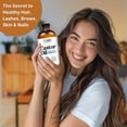 thumbnail image 2 of Aceite de Ricino Orgánico C CARE Botella de Vidrio Virgen Extra para Crecimiento del Cabello y Cejas, 2 of 6